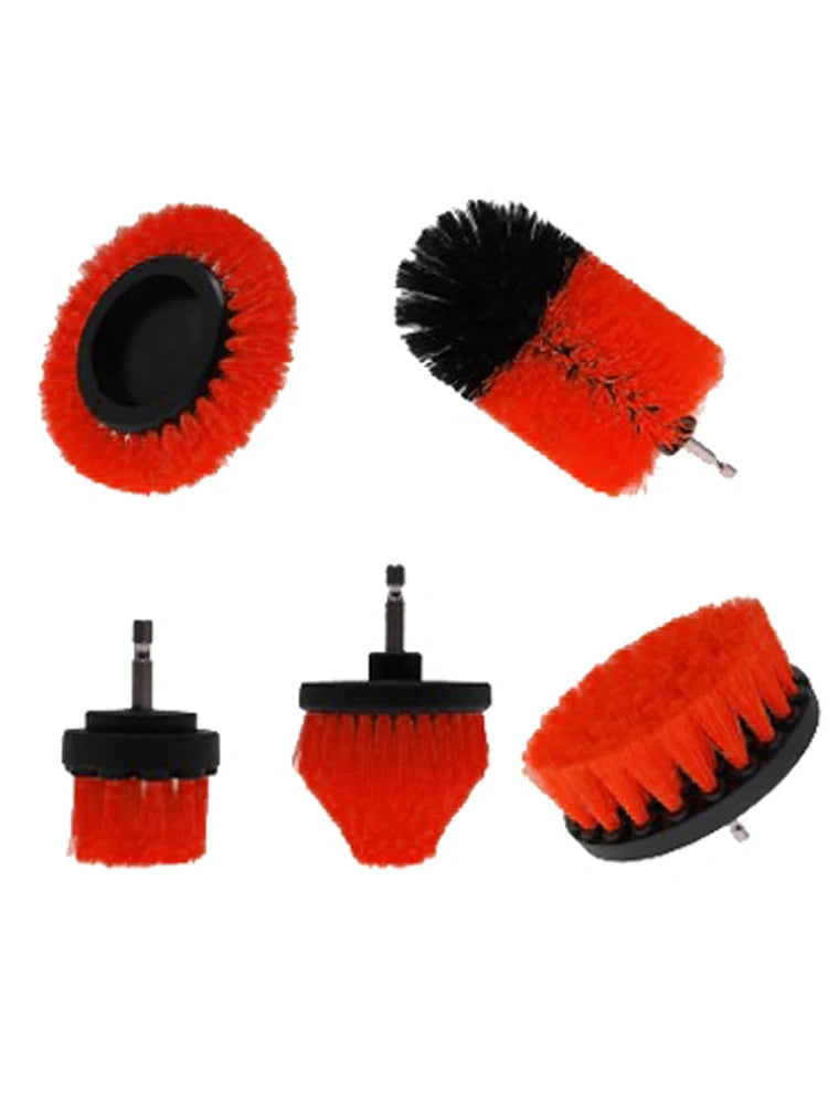 Electric Drillbrush Nylon Round Cleaning Brush For Bathtub Carpet Glass Tires Toilet Floors Rust Remover Cleaner Kit 22pcs