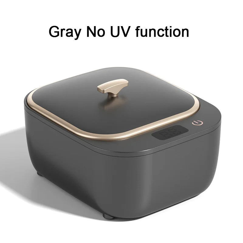 Braces Ultrasonic Cleaner Ultrasound Sonic Wave Cleaning Machine Glasses Jewelry Watch Denture Washer Bath Tank Basket 100V-240V