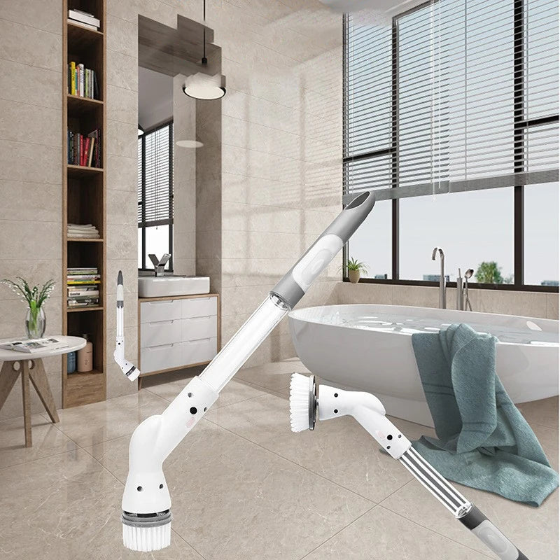 Multifunctional Electric Cleaning Brush USB Charging Bathroom Wash Brush Kitchen Cleaning Tool Household Cleaning Brush