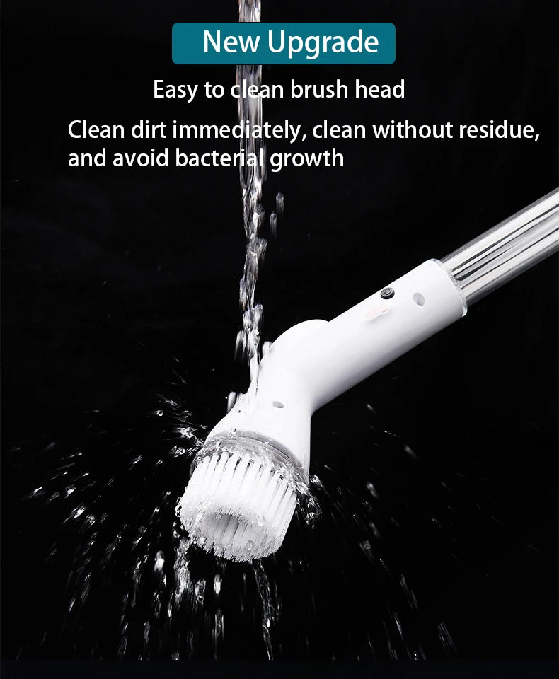 Multifunctional Electric Cleaning Brush USB Charging Bathroom Wash Brush Kitchen Cleaning Tool Household Cleaning Brush
