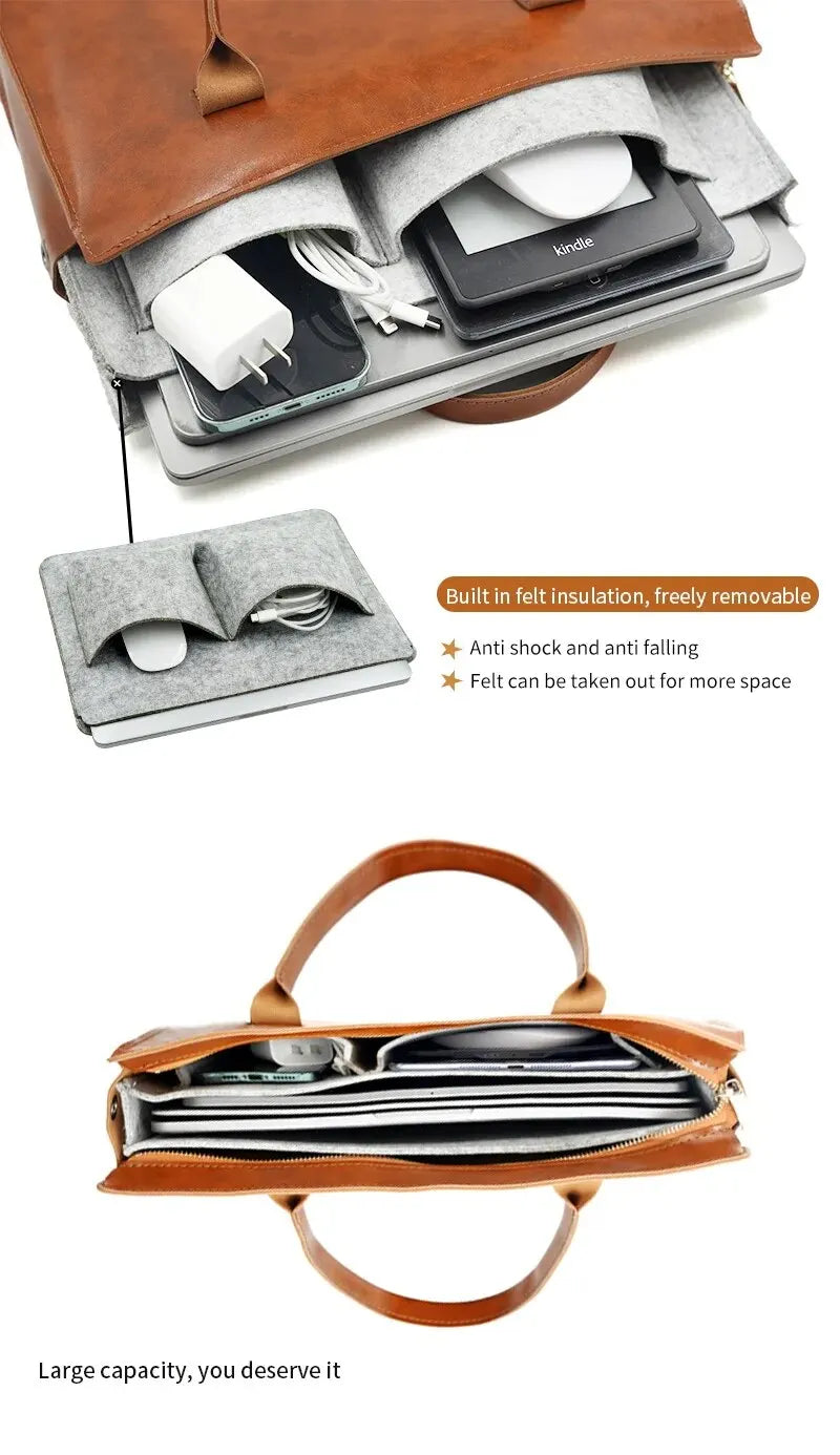Ultra Light 14 Inch Laptop Bag Handbag For MacBook Air 13 Pro 14 Huawei MateBook 14.2 Surface Laptop Inclined Shoulder Bag