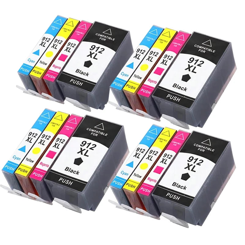 For HP 912 912XL Ink Cartridge OfficeJet 8020 8022 8023 8024 8025 8026 8028 8010 8012 8013 8014 8015 8017 8018 printer