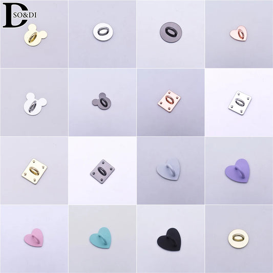 Self Adhesive Metal Heart Phone Charm Holder Mobile Phone Case Finger Ring Stand Hooks Buckle Charms Clasp Accessories