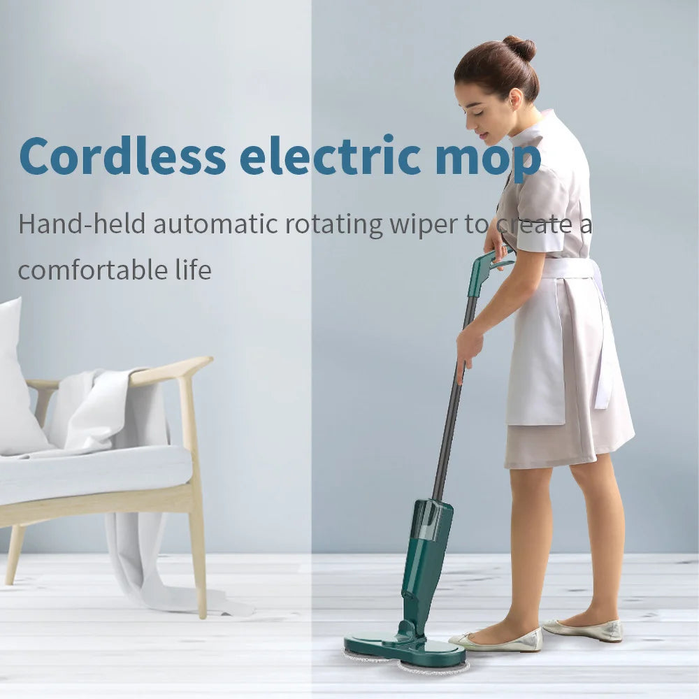 Wireless Electric Mop With Sprayer Floor Washing Mops With Self-spin To Clean Floor Handheld Smart Household Automatic Mop