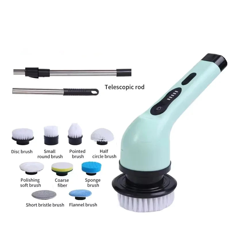 2026 new Wireless Electric Cleaning Brush Bathroom Window Kitchen Automotive Multifunctional Household Rotating Cleaning Machine