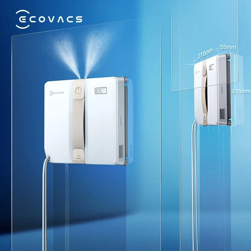 Original ECOVACS smart Robot for washing windows WINBOT AIR MINI Window Cleaning Robot 8000Pa Glass Vacuum Cleaner