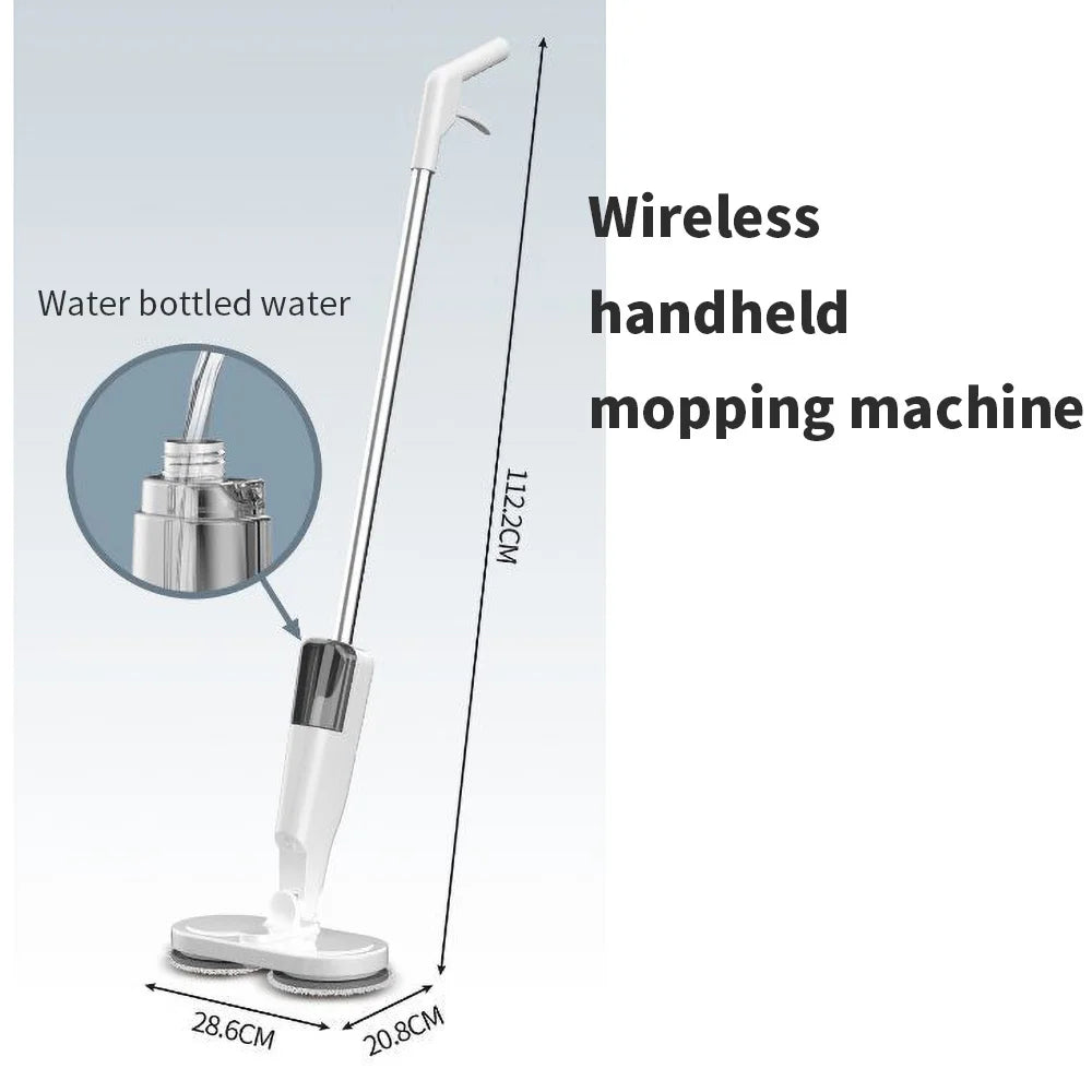 Wireless Electric Mop With Sprayer Floor Washing Mops With Self-spin To Clean Floor Handheld Smart Household Automatic Mop