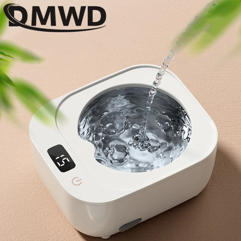 Braces Ultrasonic Cleaner Ultrasound Sonic Wave Cleaning Machine Glasses Jewelry Watch Denture Washer Bath Tank Basket 100V-240V