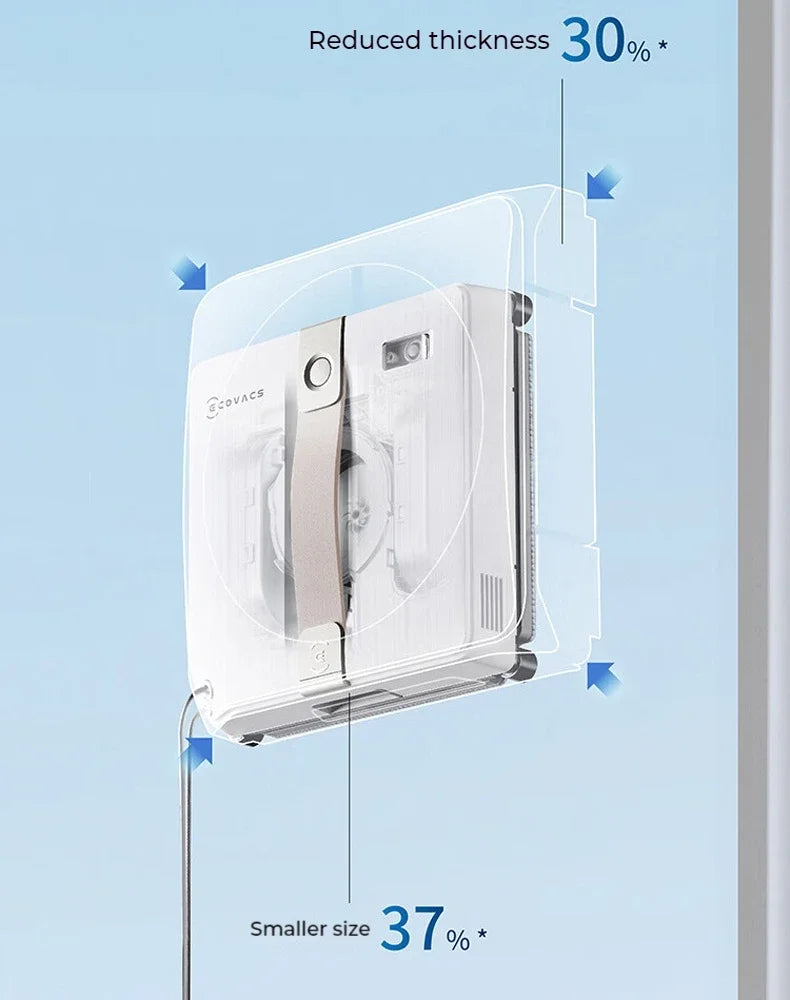 Original ECOVACS smart Robot for washing windows WINBOT AIR MINI Window Cleaning Robot 8000Pa Glass Vacuum Cleaner