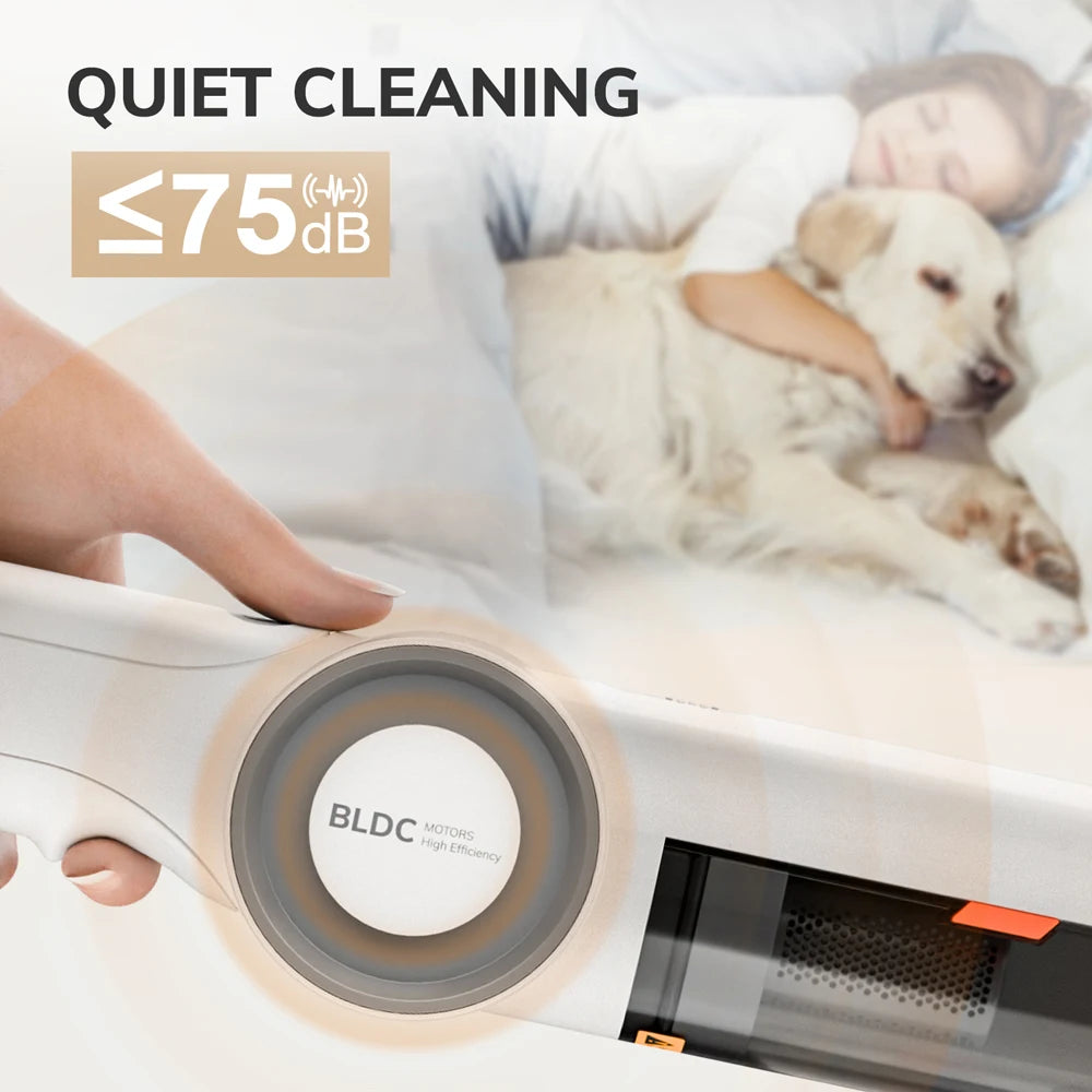 Portable Handheld Vacuum Cleaner, Multi-Function Vacuum Cleaner Suitable for Pet Hair, Household & Car, Lightweight,White
