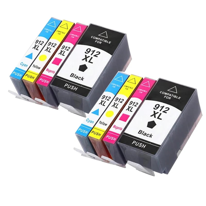 For HP 912 912XL Ink Cartridge OfficeJet 8020 8022 8023 8024 8025 8026 8028 8010 8012 8013 8014 8015 8017 8018 printer