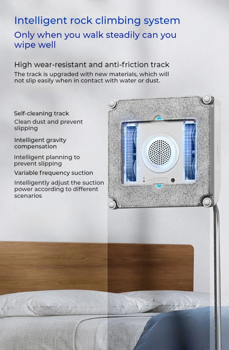 Original ECOVACS smart Robot for washing windows WINBOT AIR MINI Window Cleaning Robot 8000Pa Glass Vacuum Cleaner