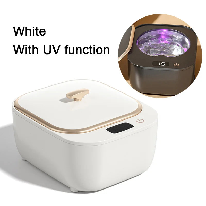 Braces Ultrasonic Cleaner Ultrasound Sonic Wave Cleaning Machine Glasses Jewelry Watch Denture Washer Bath Tank Basket 100V-240V
