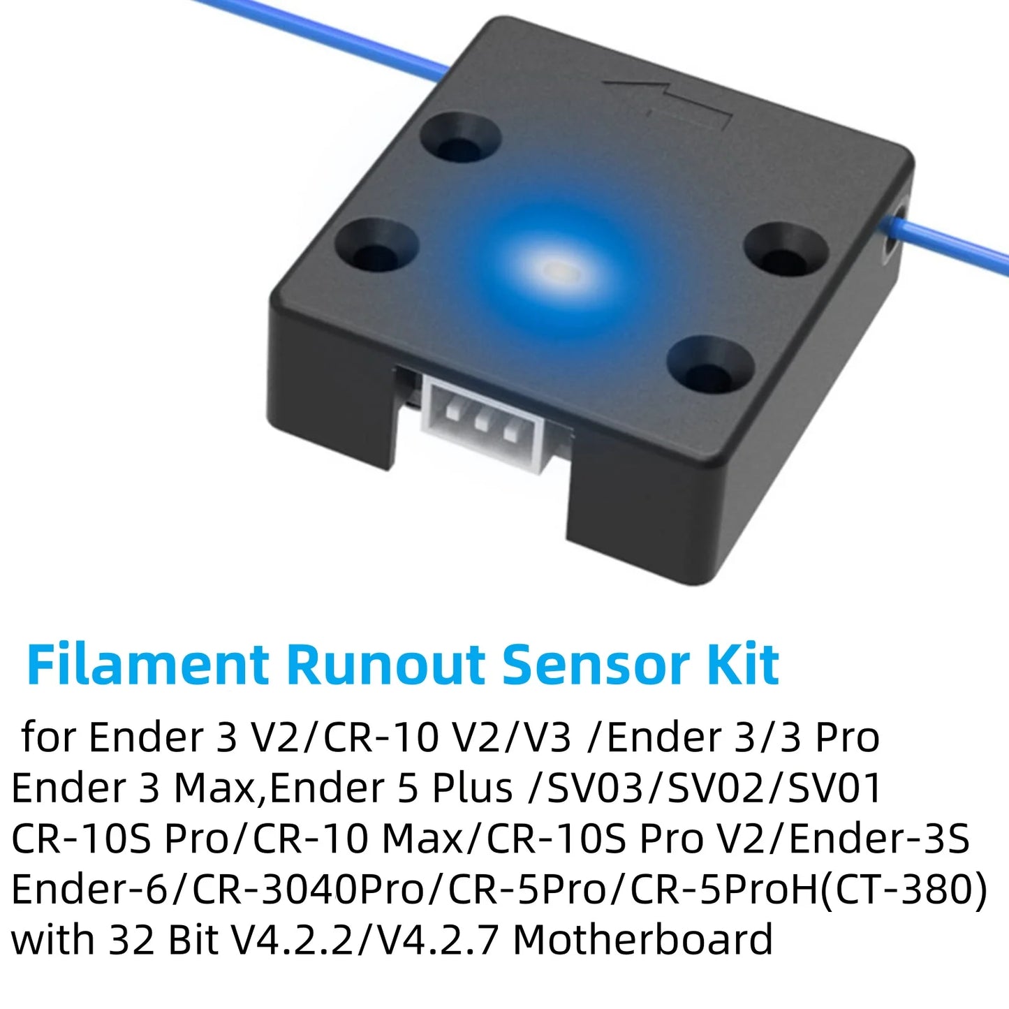 Official Creality Filament Detection Module Detector Sensor Switch Run Out Pause Monitor for Ender 3 V2/CR-10 V2/V3 /Ender 3