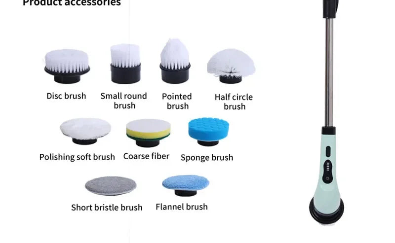 2026 new Wireless Electric Cleaning Brush Bathroom Window Kitchen Automotive Multifunctional Household Rotating Cleaning Machine
