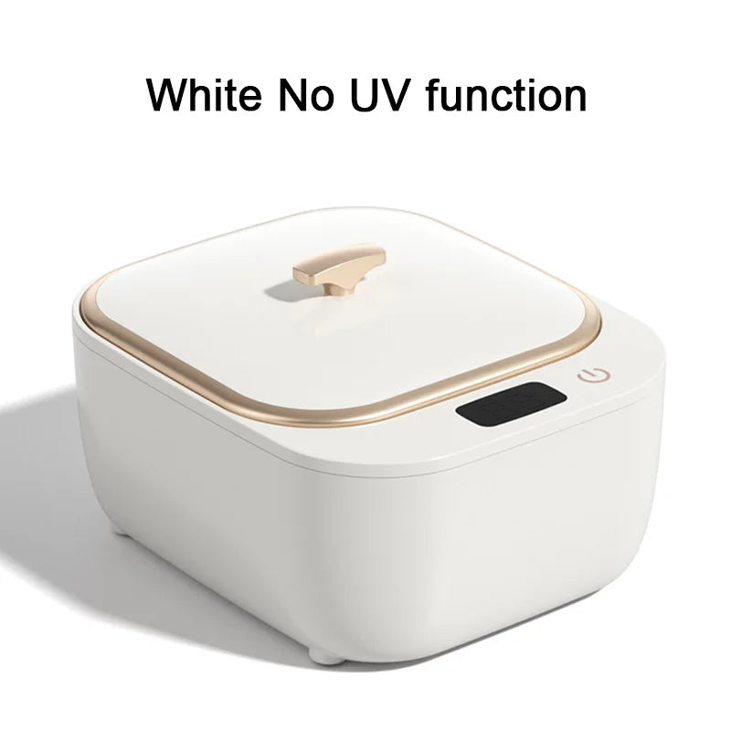 Braces Ultrasonic Cleaner Ultrasound Sonic Wave Cleaning Machine Glasses Jewelry Watch Denture Washer Bath Tank Basket 100V-240V