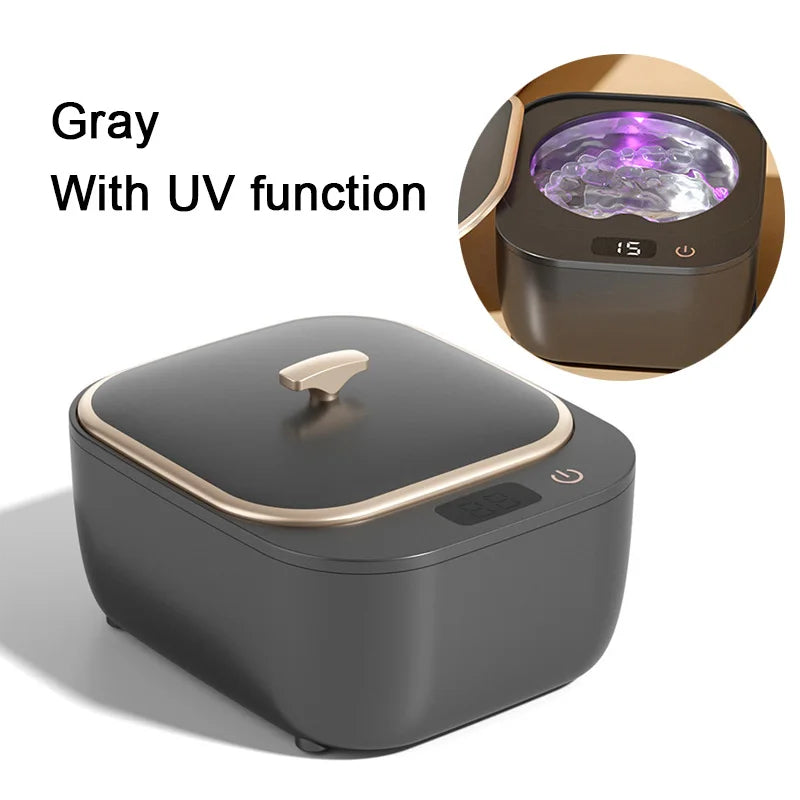 Braces Ultrasonic Cleaner Ultrasound Sonic Wave Cleaning Machine Glasses Jewelry Watch Denture Washer Bath Tank Basket 100V-240V