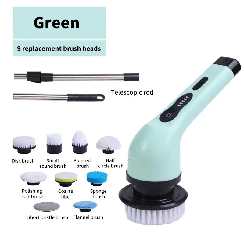 2026 new Wireless Electric Cleaning Brush Bathroom Window Kitchen Automotive Multifunctional Household Rotating Cleaning Machine