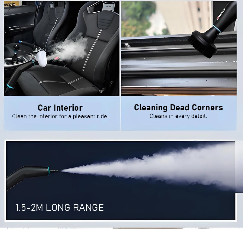 High-Temperature High-Pressure Steam Cleaner Multifunctional Household Small 1250ML Water Tank Steam Cleaning Machine