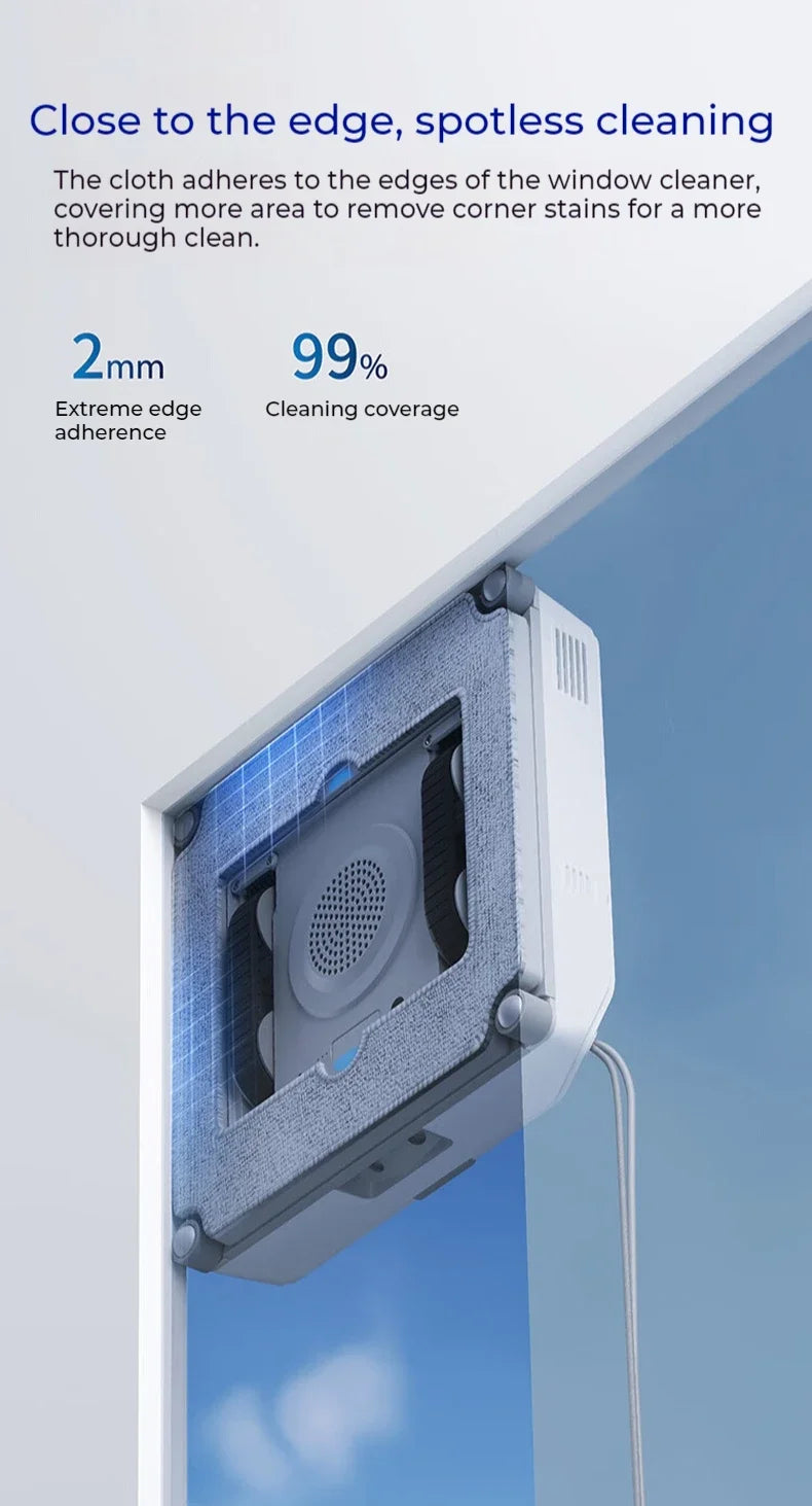 Original ECOVACS smart Robot for washing windows WINBOT AIR MINI Window Cleaning Robot 8000Pa Glass Vacuum Cleaner