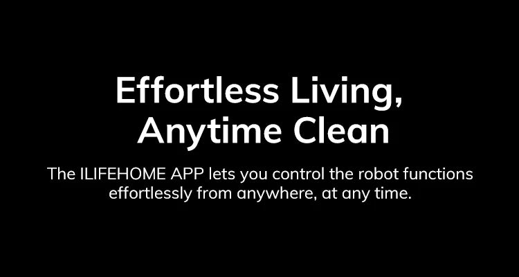 ILIFE V20 Robot Vacuum Cleaner, 5000Pa suction, SOF LiDAR Smart Navigation, APP Control, Customizable cleaning, Self charging