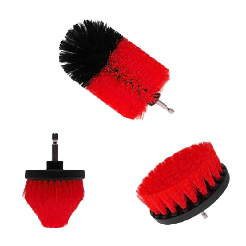 Electric Drillbrush Nylon Round Cleaning Brush For Bathtub Carpet Glass Tires Toilet Floors Rust Remover Cleaner Kit 22pcs