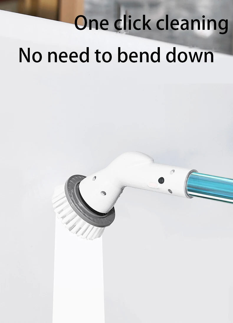 Multifunctional Electric Cleaning Brush USB Charging Bathroom Wash Brush Kitchen Cleaning Tool Household Cleaning Brush