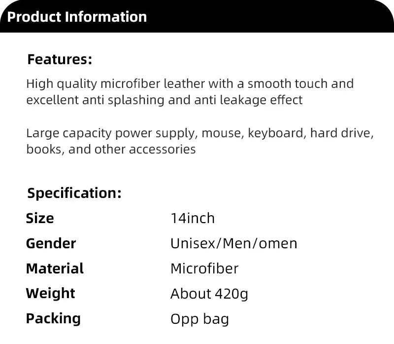 Ultra Light 14 Inch Laptop Bag Handbag For MacBook Air 13 Pro 14 Huawei MateBook 14.2 Surface Laptop Inclined Shoulder Bag