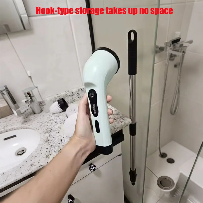 2026 new Wireless Electric Cleaning Brush Bathroom Window Kitchen Automotive Multifunctional Household Rotating Cleaning Machine