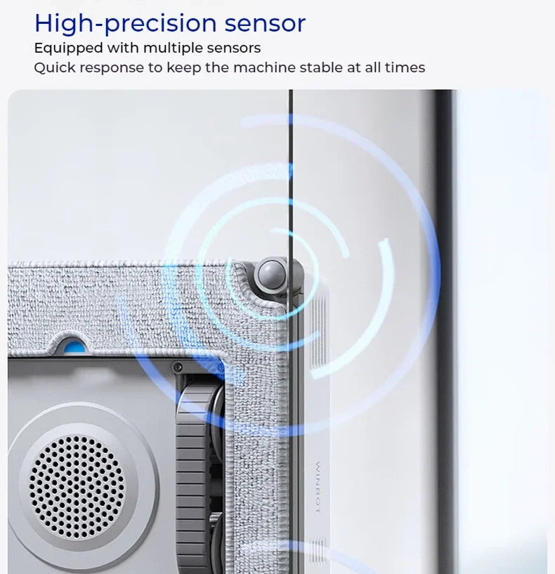Original ECOVACS smart Robot for washing windows WINBOT AIR MINI Window Cleaning Robot 8000Pa Glass Vacuum Cleaner