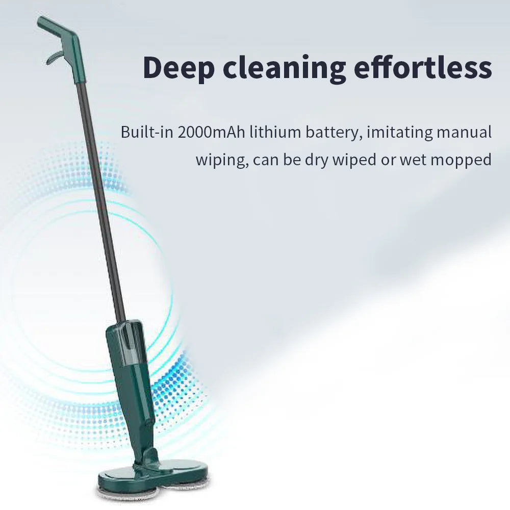 Wireless Electric Mop With Sprayer Floor Washing Mops With Self-spin To Clean Floor Handheld Smart Household Automatic Mop